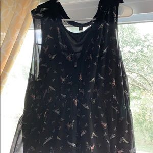 Bird pattered dress. Torrid size 3